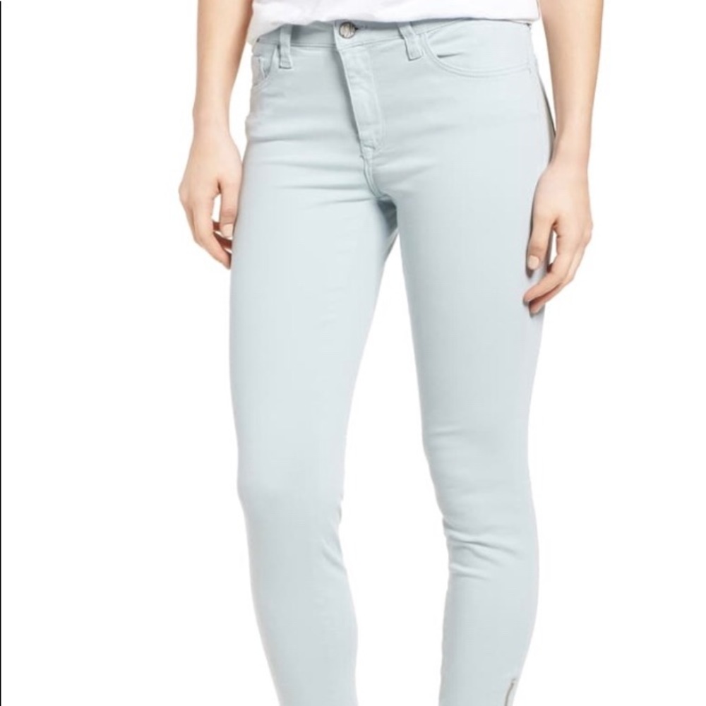 Mavi Jeans Adriana Zip Ankle Super Skinny Jeans